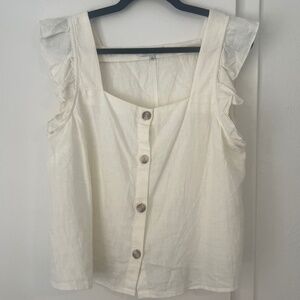Madewell Ruffle Tank Top